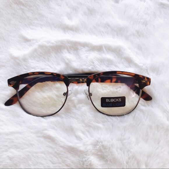 Vicky Tortoise Brown Blue Light Computer Glasses - Picture 1 of 10